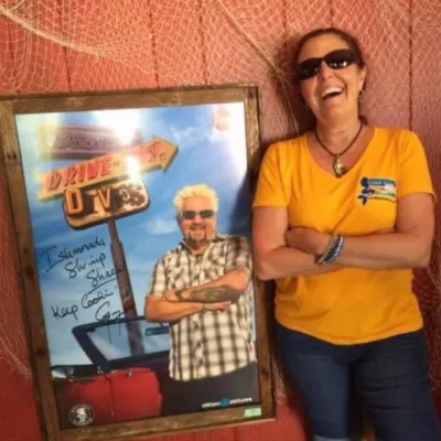 a person standing posing for the camera