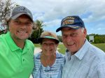 Craig with Parents on Food Tour, his Dad served in the Army during Vietnam and is a Veteran