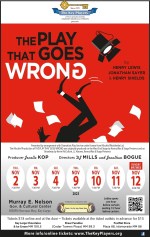 poster for the play that goes wrong key players