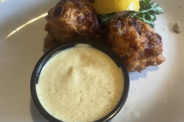 Shrimp fritters from the Islamorada Shrimp shack